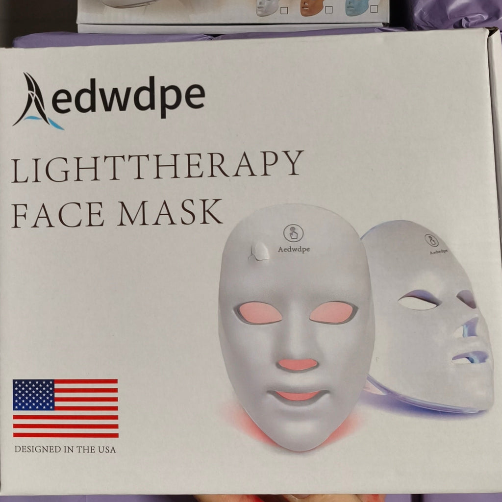 Light Therapy Face Mask 7 Color Changing For Wrinkles, Acne, Aging