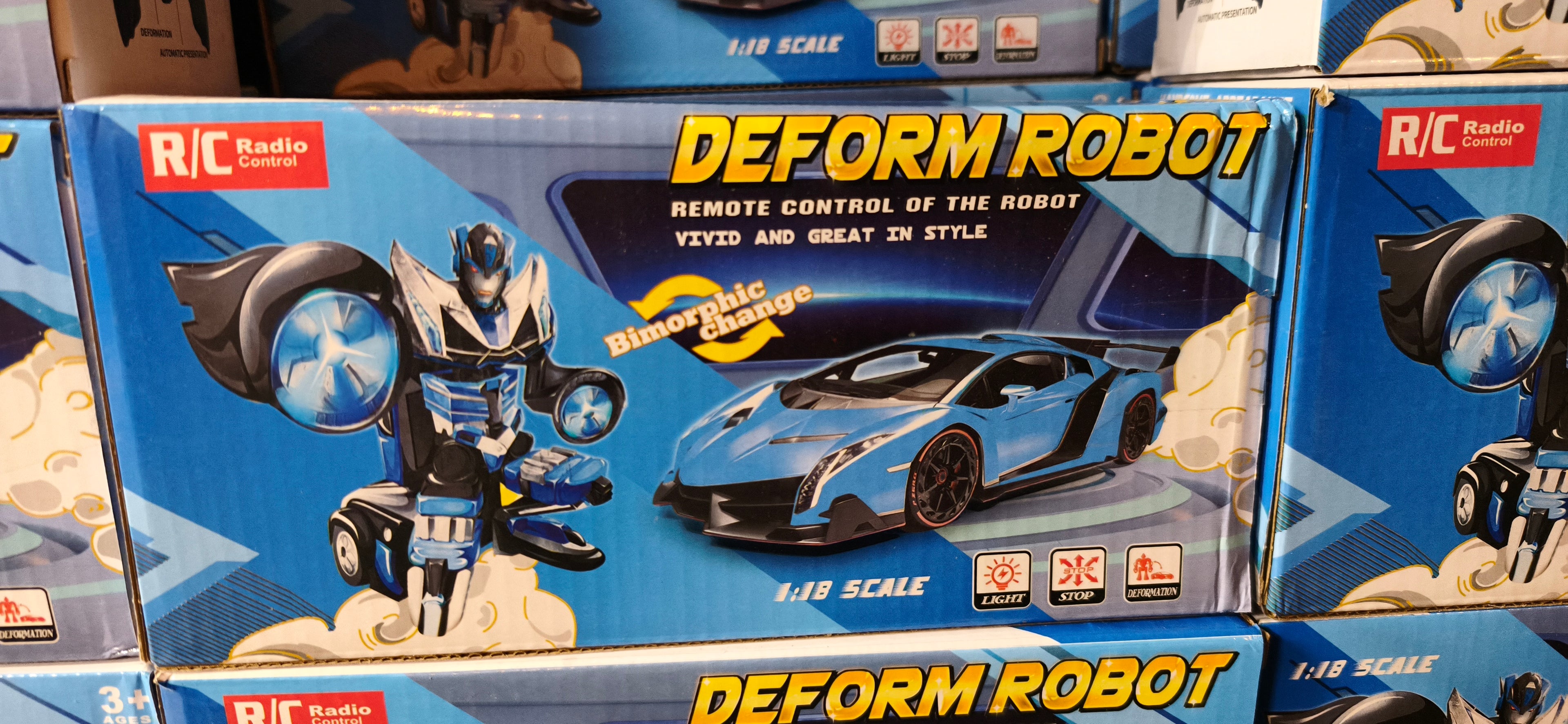 RC Remote Control Transformer Car